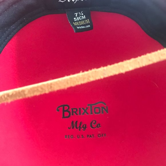 Brixton Unisex Tiller Hat- Red Wool main image 5